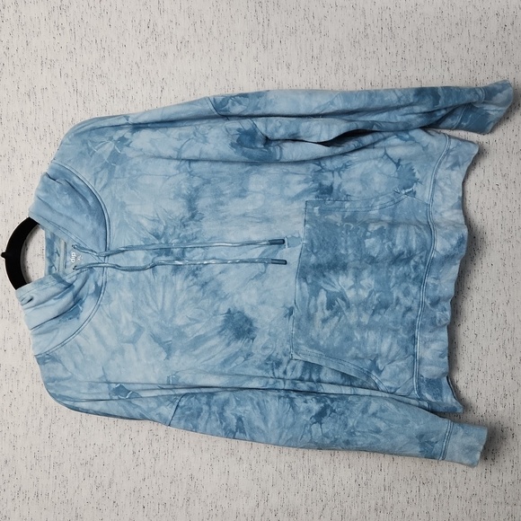 Dip Blue Tie Dye Pullover Hoodie - Picture 1 of 5